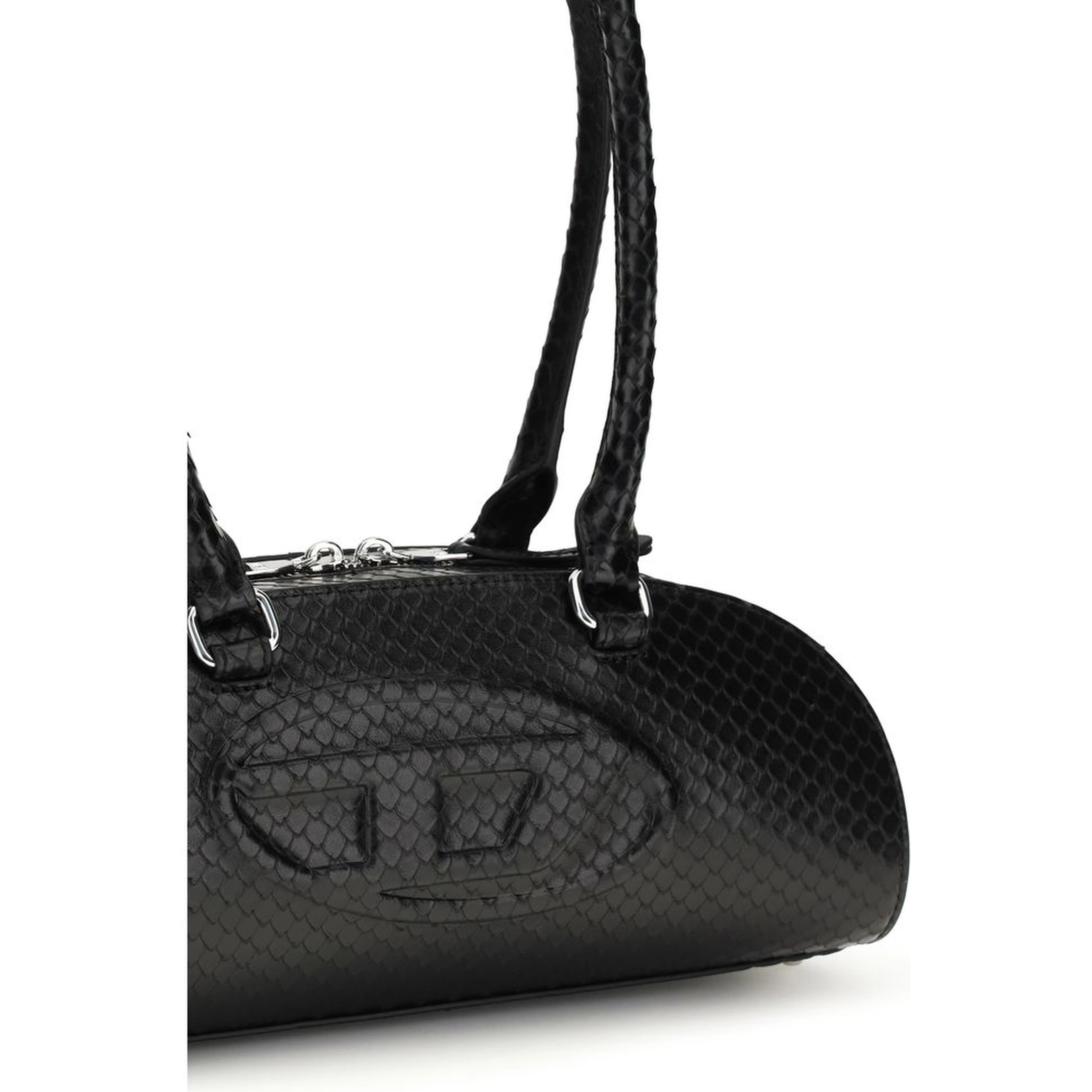 Black Calf Leather Bos Taurus Shoulder Bag