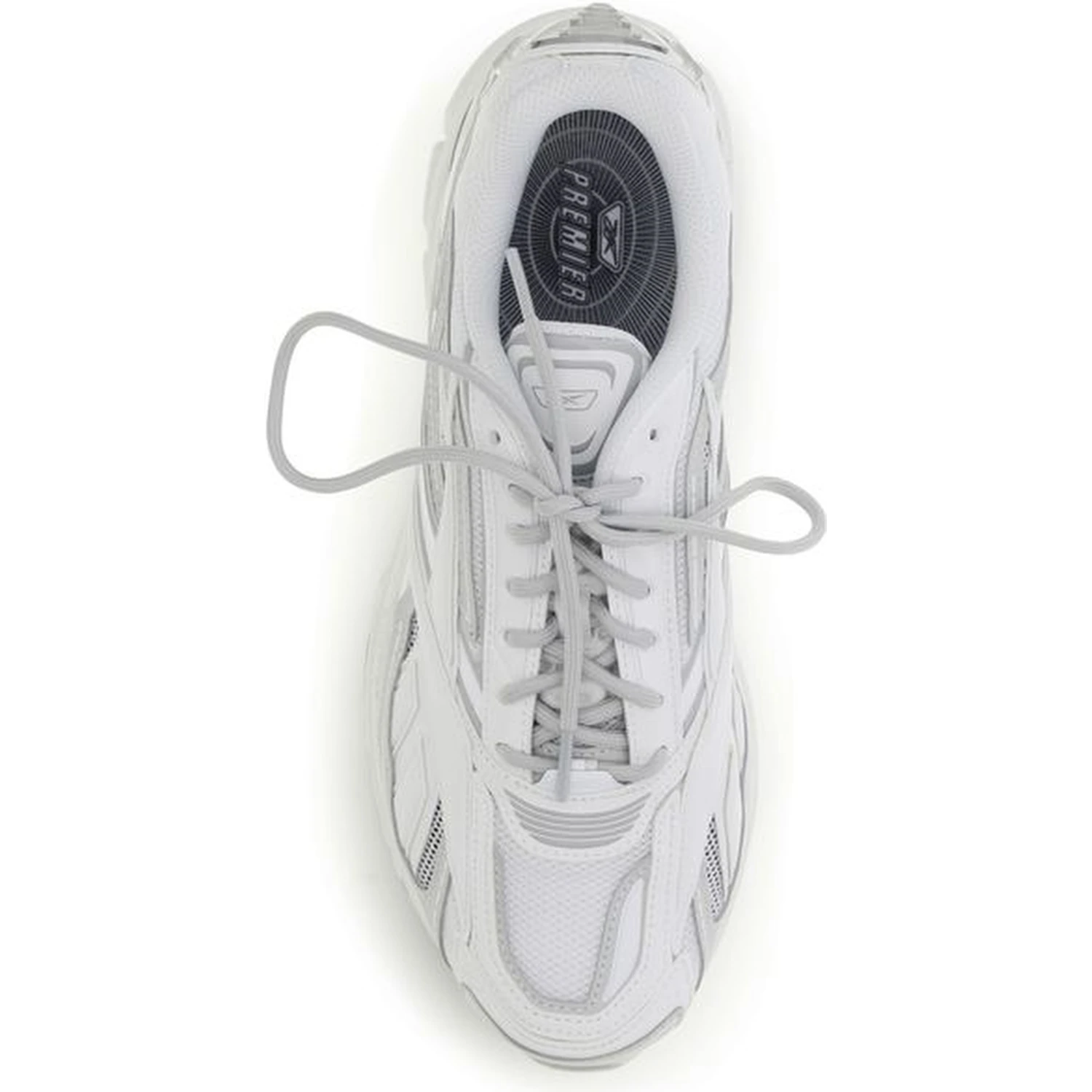 White Polyethylene Athletic Sneakers