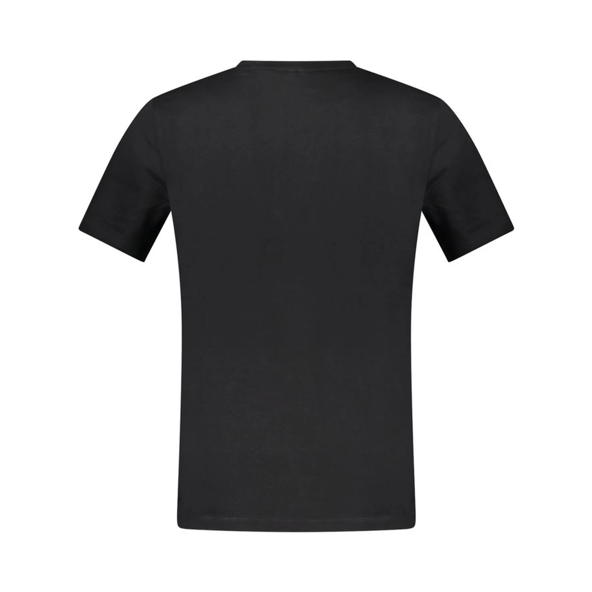 Black Cotton Men T-Shirt