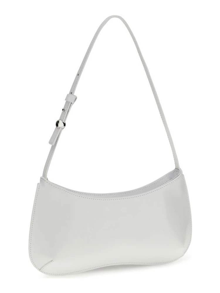 حقيبة كتف بوس توروس من جلد العجل الأبيض alternative