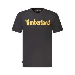 Black Organic Cotton Men T-Shirt