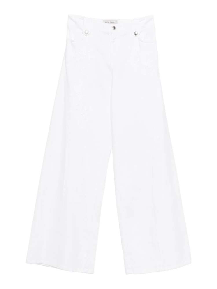 ERMANNO FIRENZE Trousers White