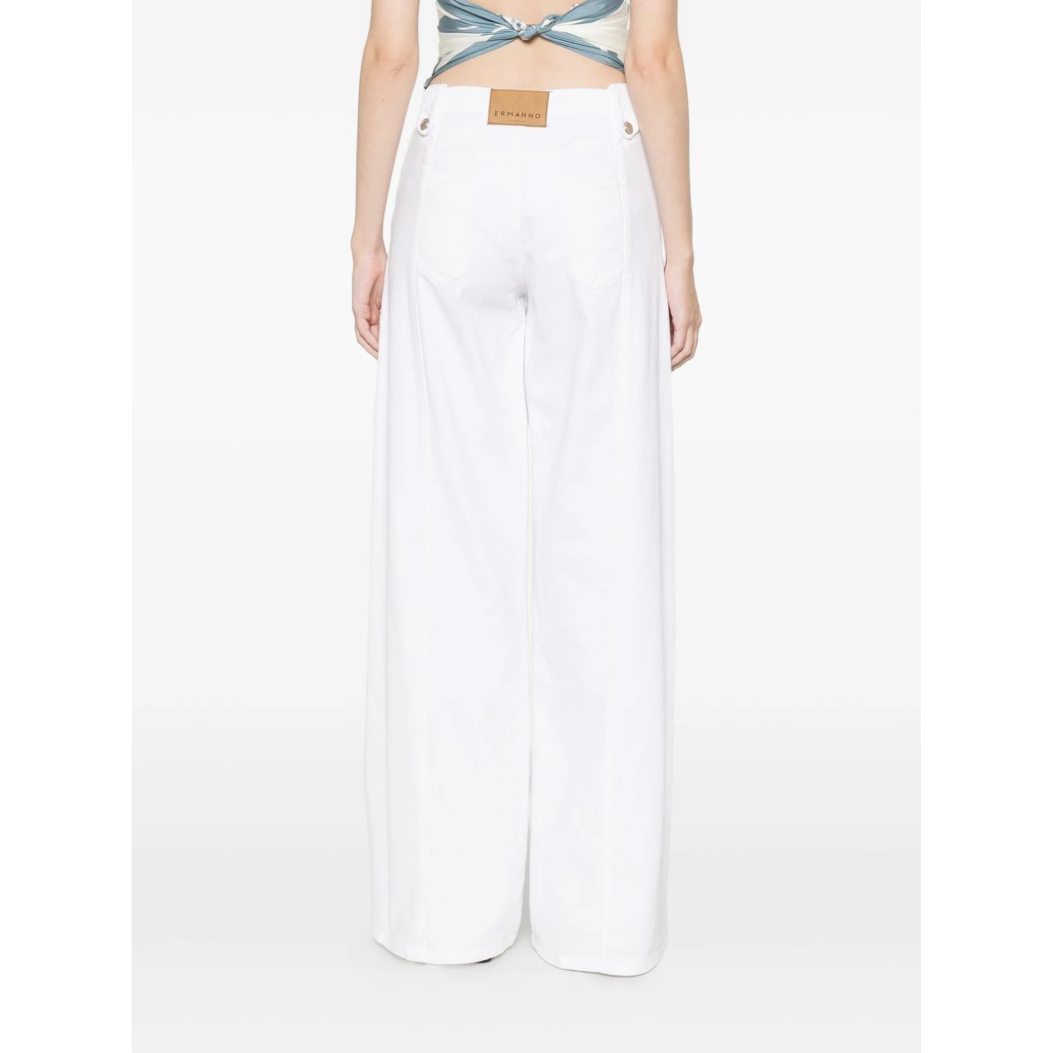 ERMANNO FIRENZE Trousers White