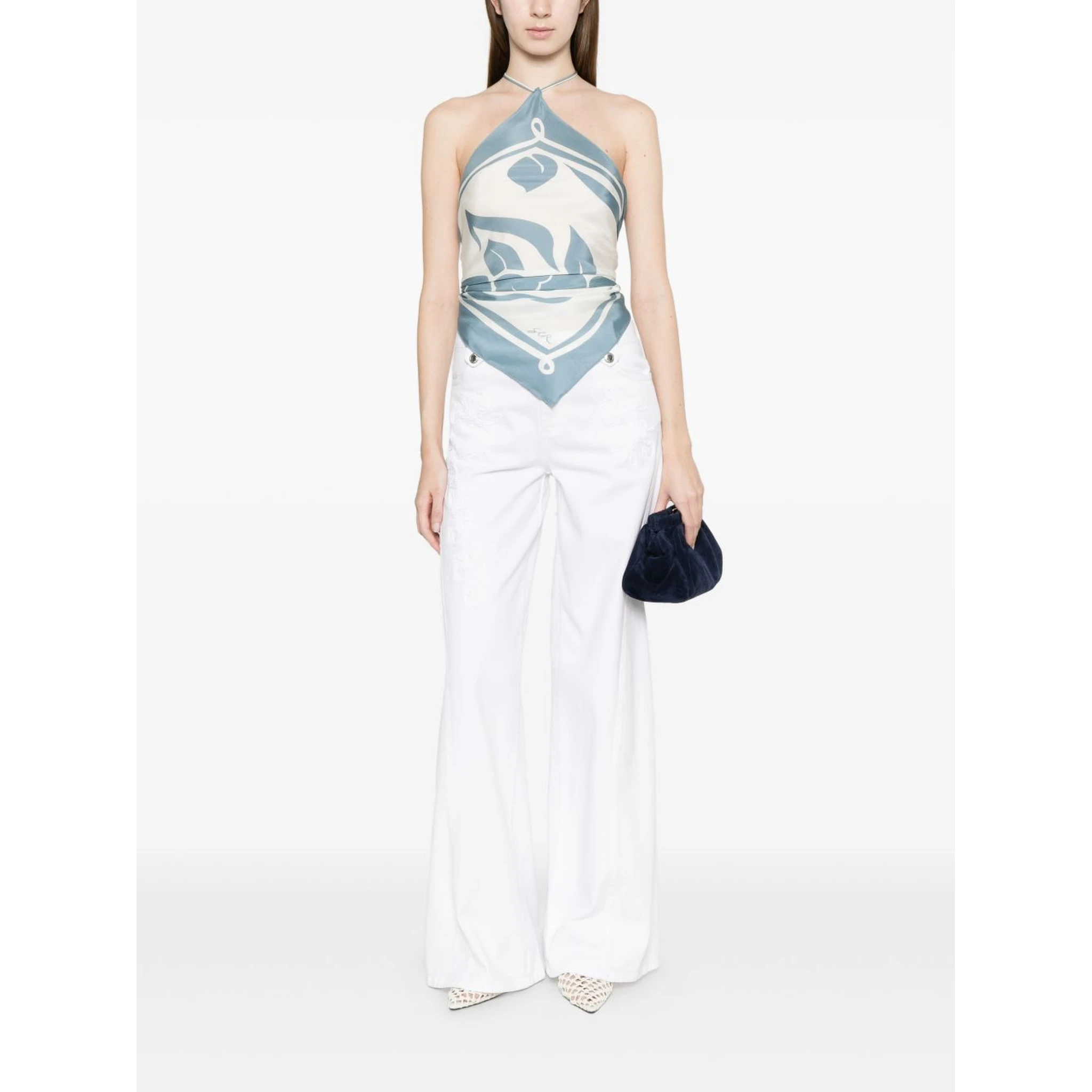 ERMANNO FIRENZE Trousers White