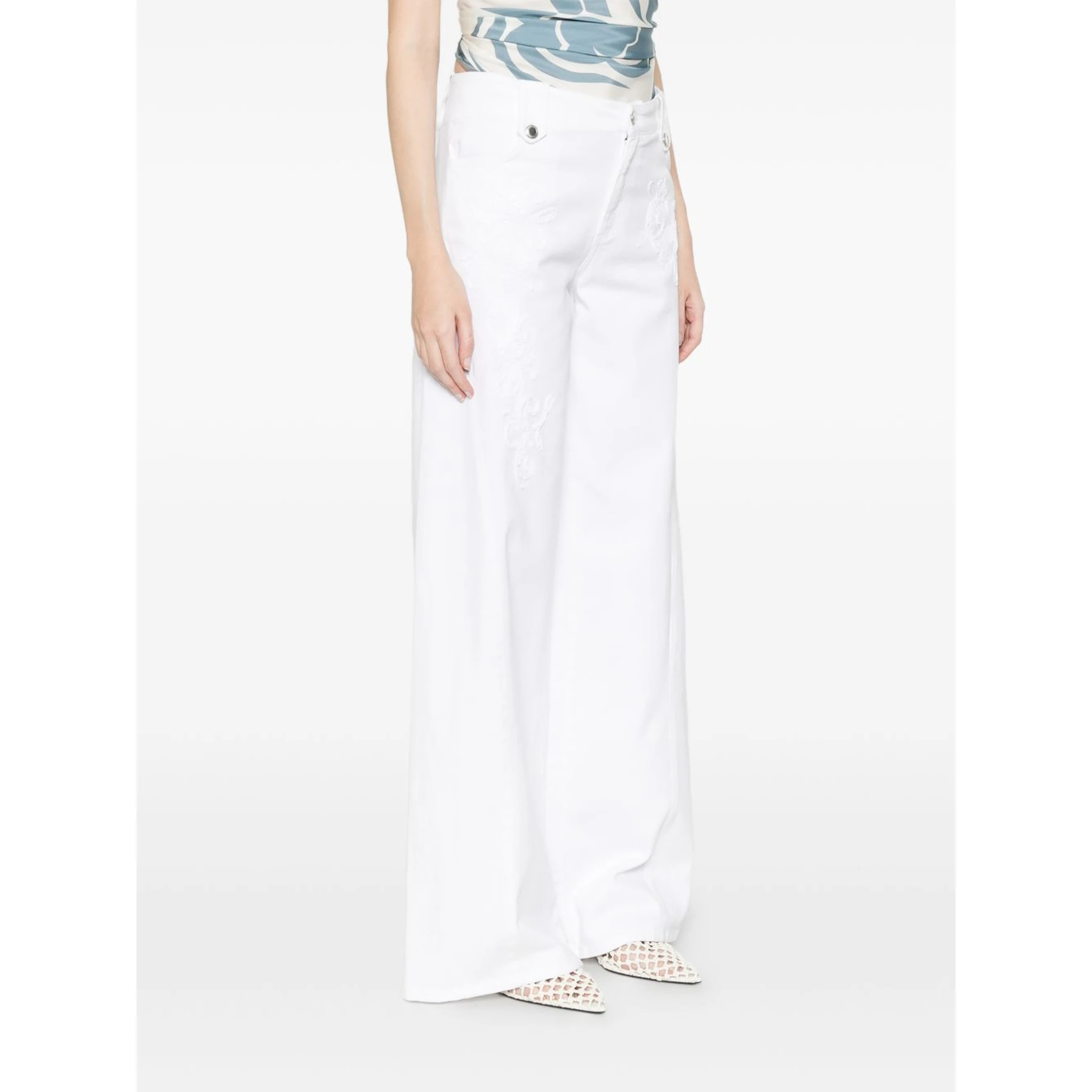 ERMANNO FIRENZE Trousers White