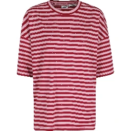 JOSTE STRIPED T-SHIRT W STRASS
