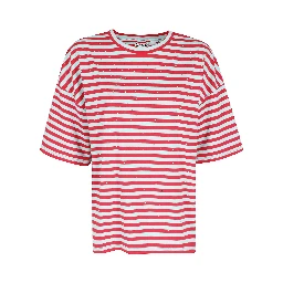 JOSTE STRIPED T-SHIRT W STRASS