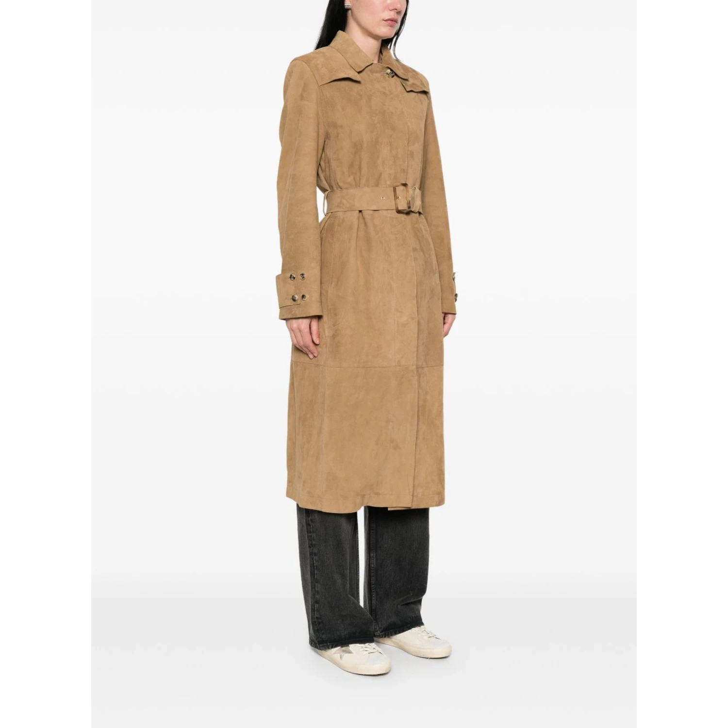Golden Goose Coats Beige