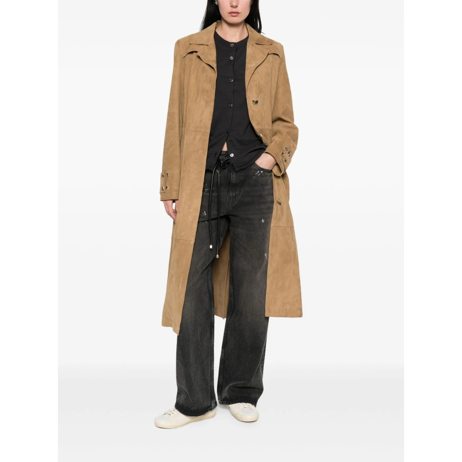 Golden Goose Coats Beige