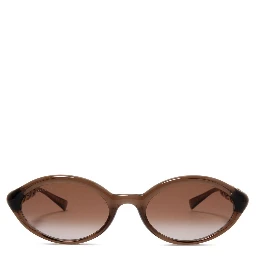 Oval lens sunglasses