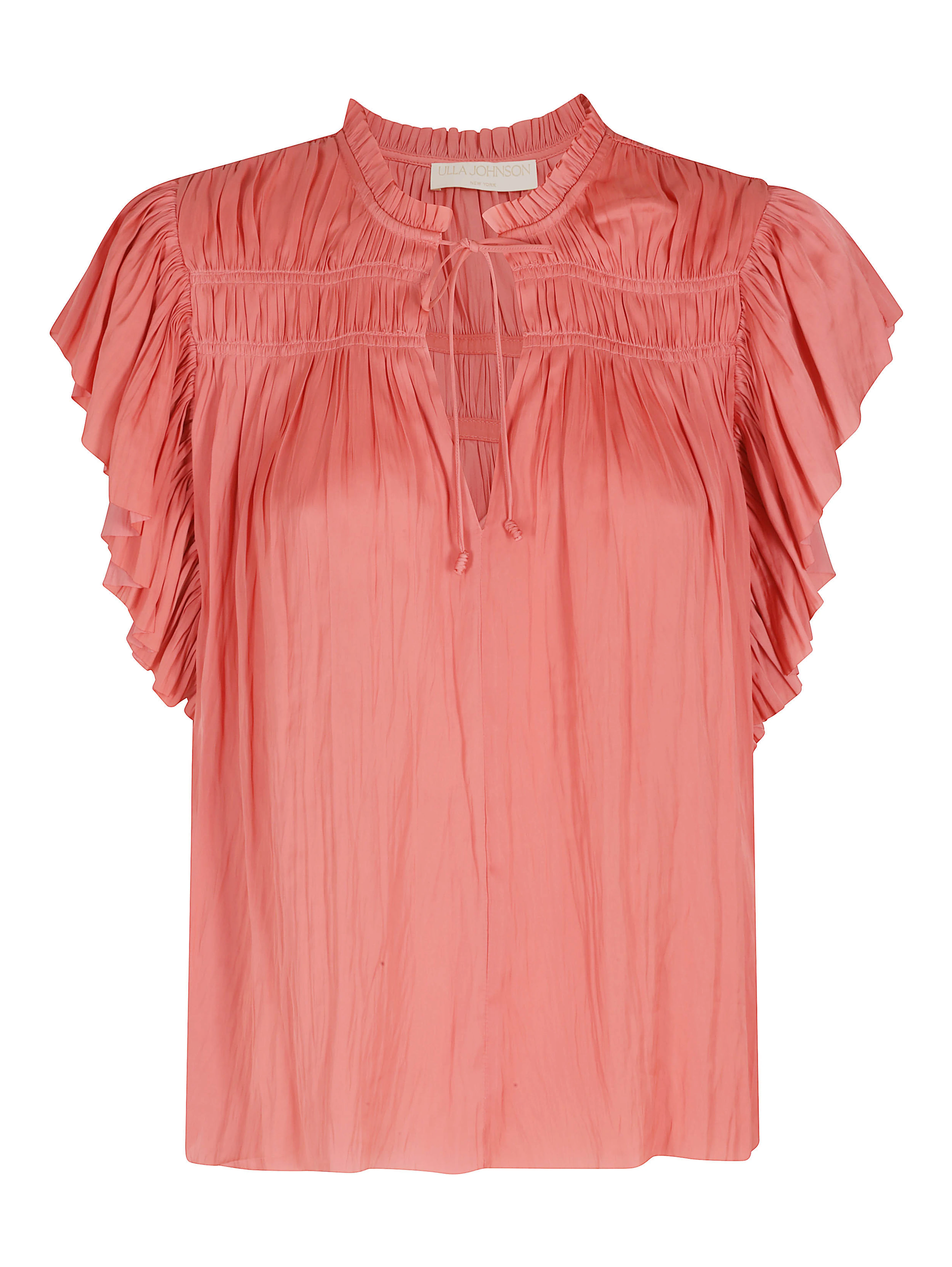 AGOSTA FLUTTER SLEEVE TOP