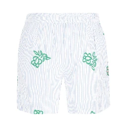 JUSTE EMBROIDERED MINI SHORTS