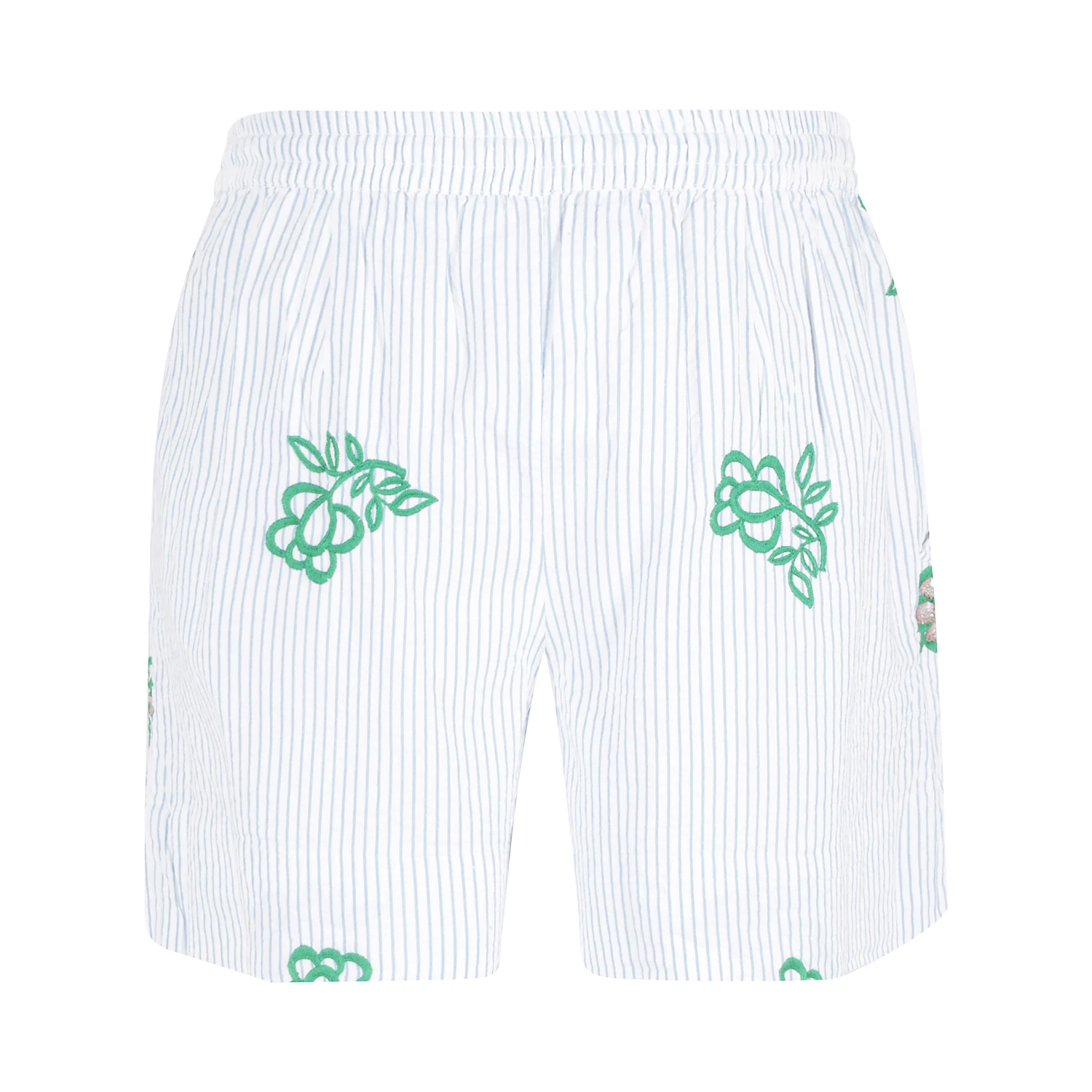 JUSTE EMBROIDERED MINI SHORTS