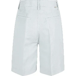 VISCOSE LINEN SHORTS