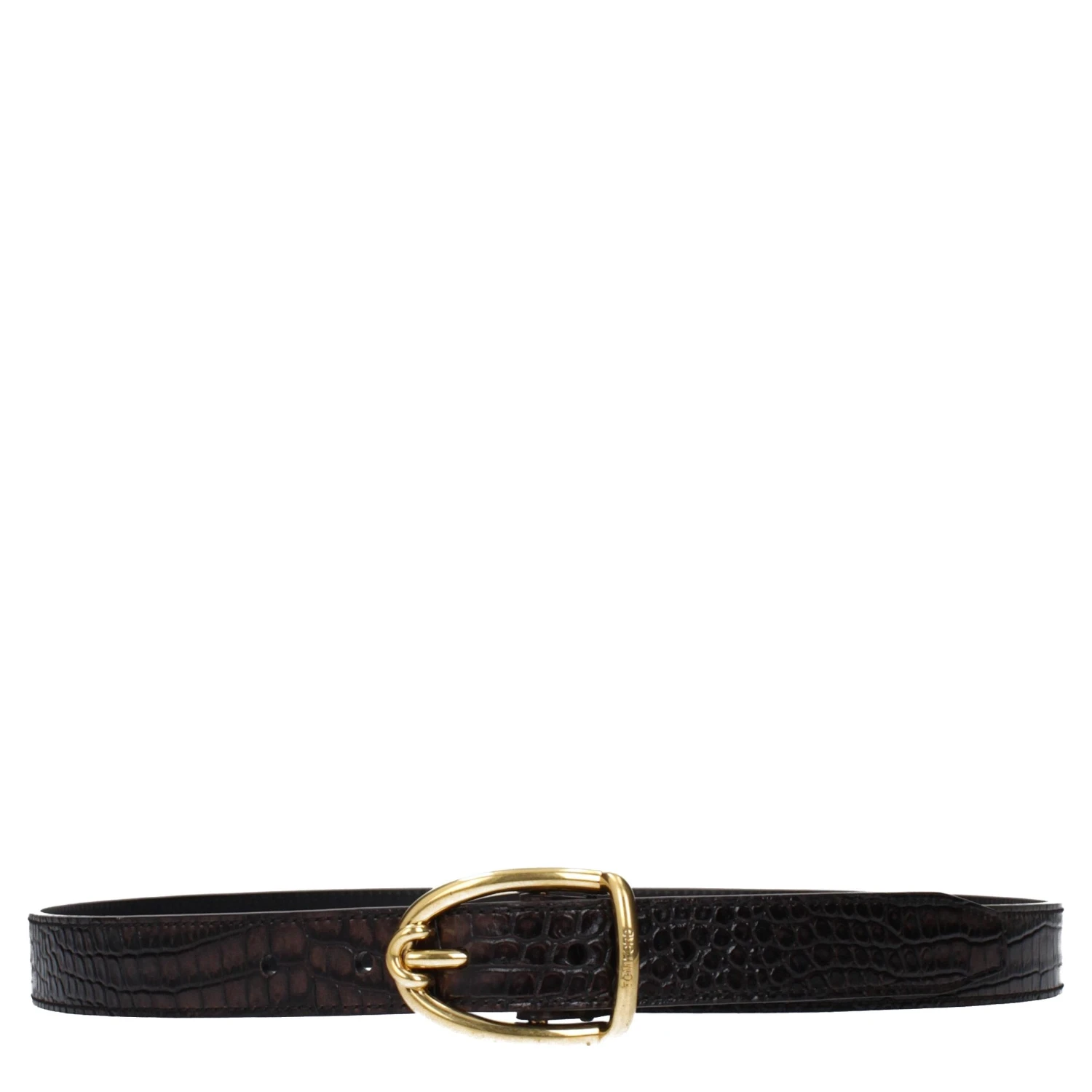 Brown Leather Regular Belt