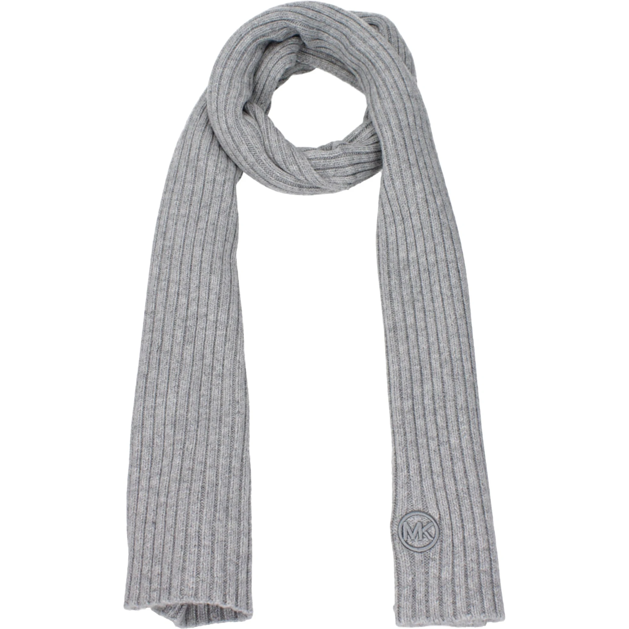 Gray Polyester Scarf