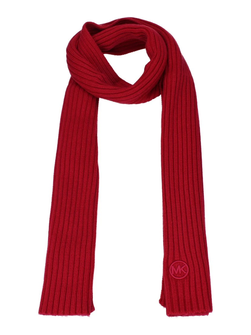 Pink Polyester Scarf