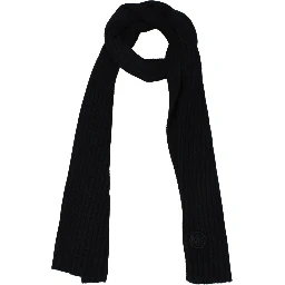 Black Polyester Scarf
