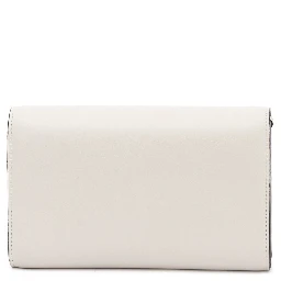 White Avenue Leather Shoulder Strap Bag
