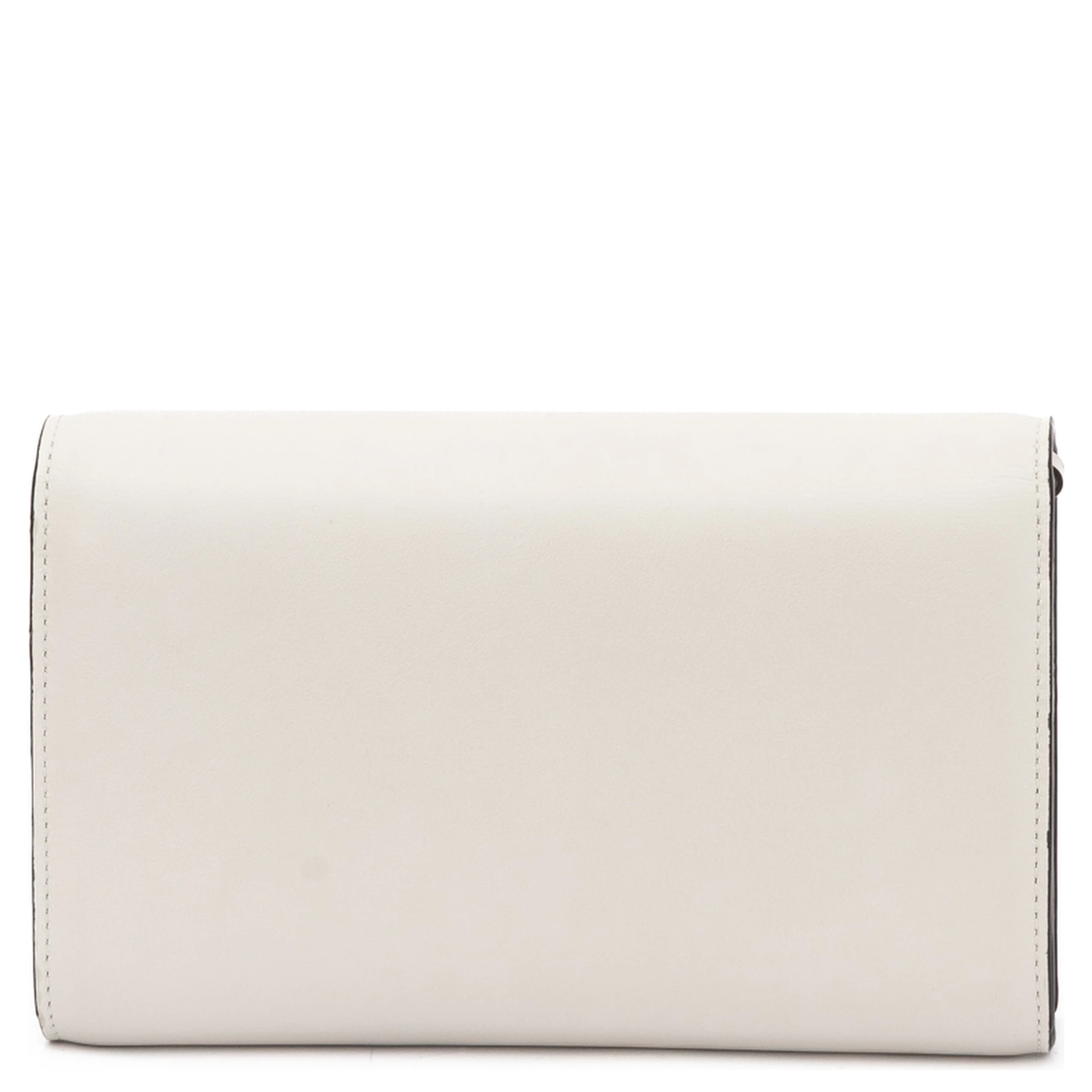 White Avenue Leather Shoulder Strap Bag