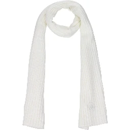 White Polyester Scarf