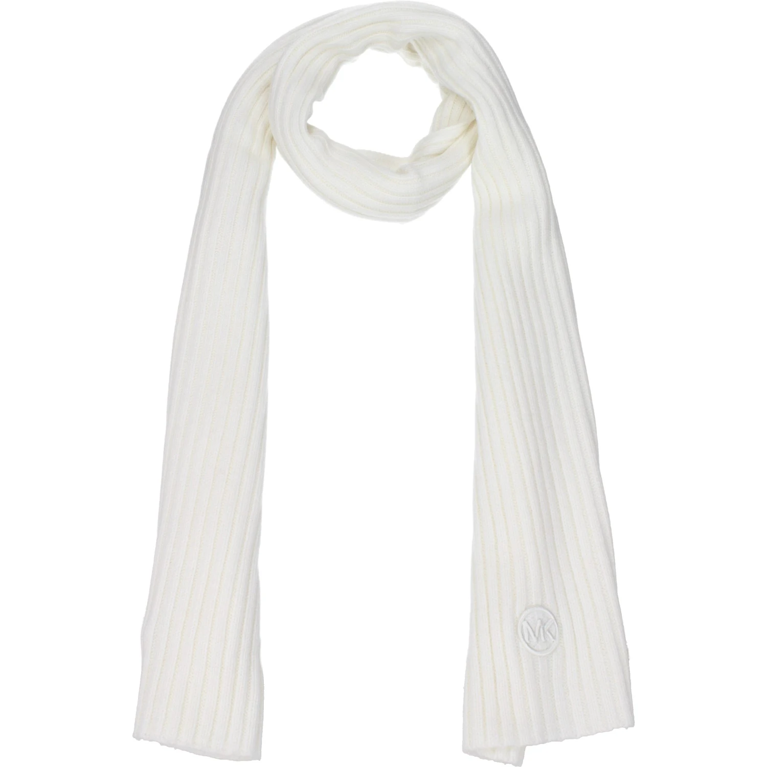 White Polyester Scarf