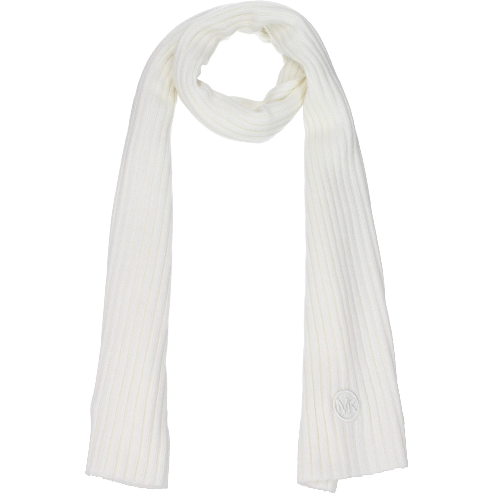 White Polyester Scarf