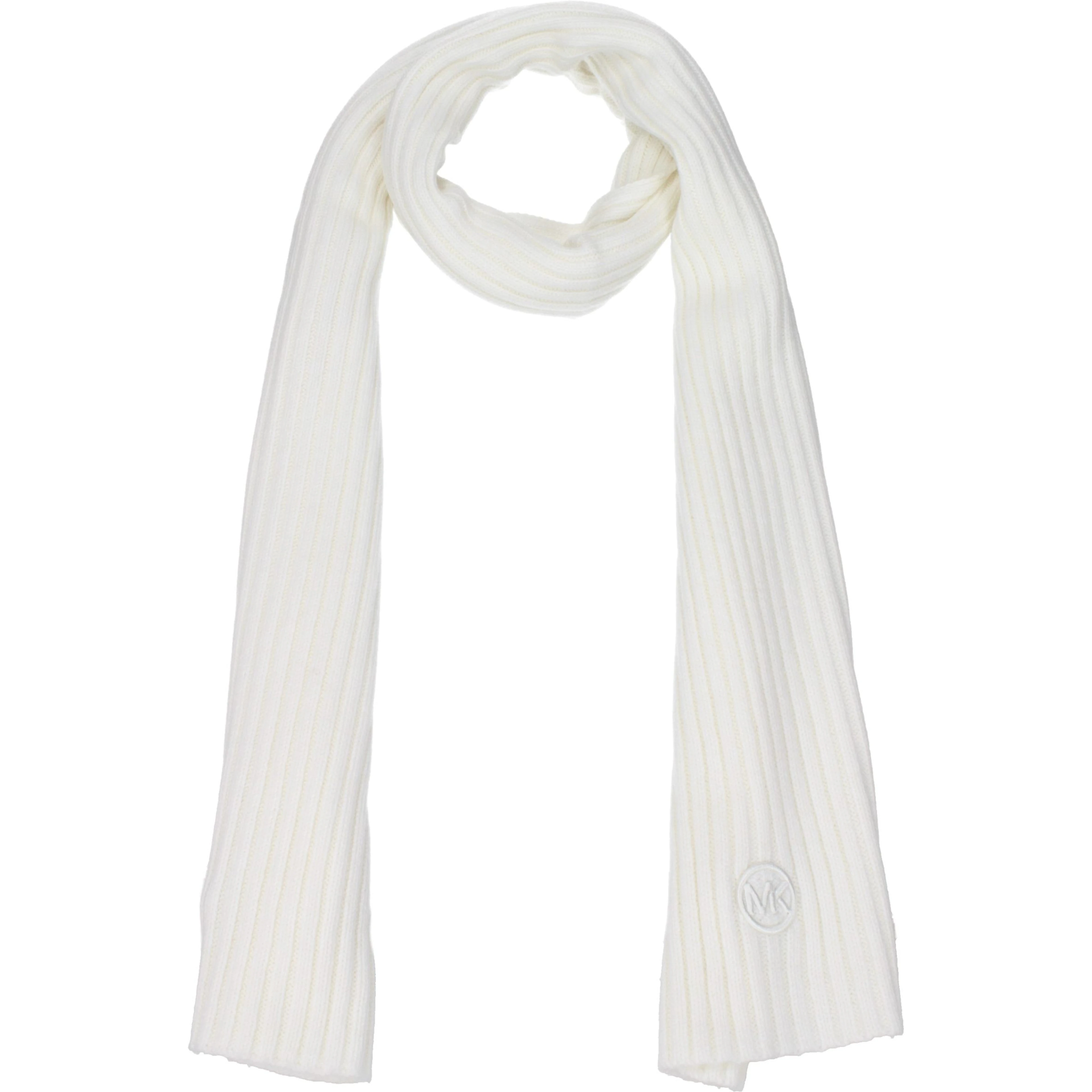 White Polyester Scarf