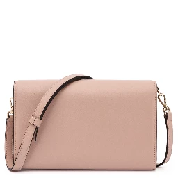Podwer Pink Avenue Leather Shoulder Strap Bag