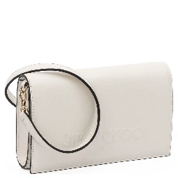 White Avenue Leather Shoulder Strap Bag
