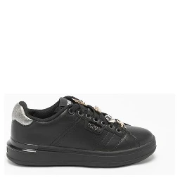 Black Polyethylene Low Top Sneakers