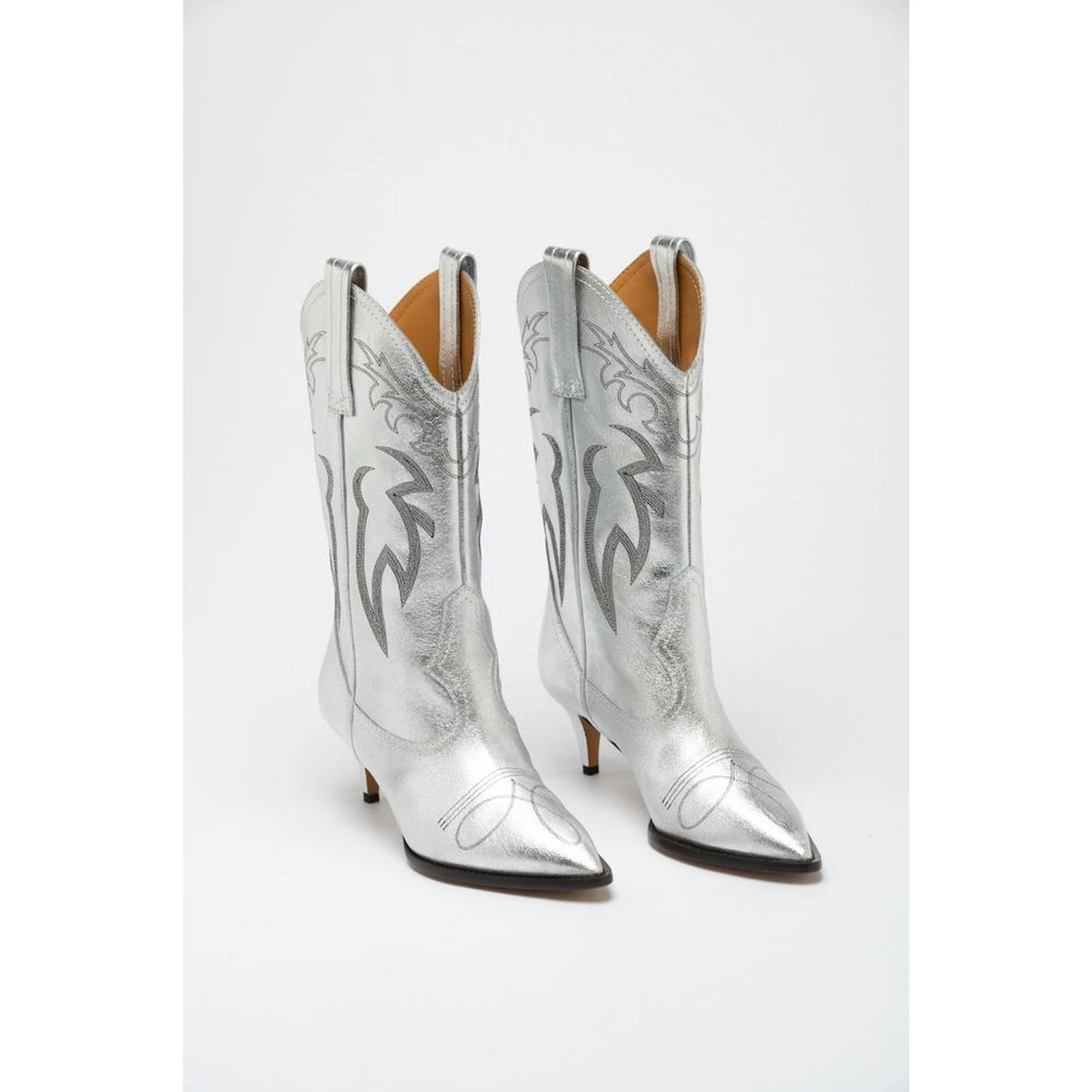 Multicolor Viscose High Heel Boots