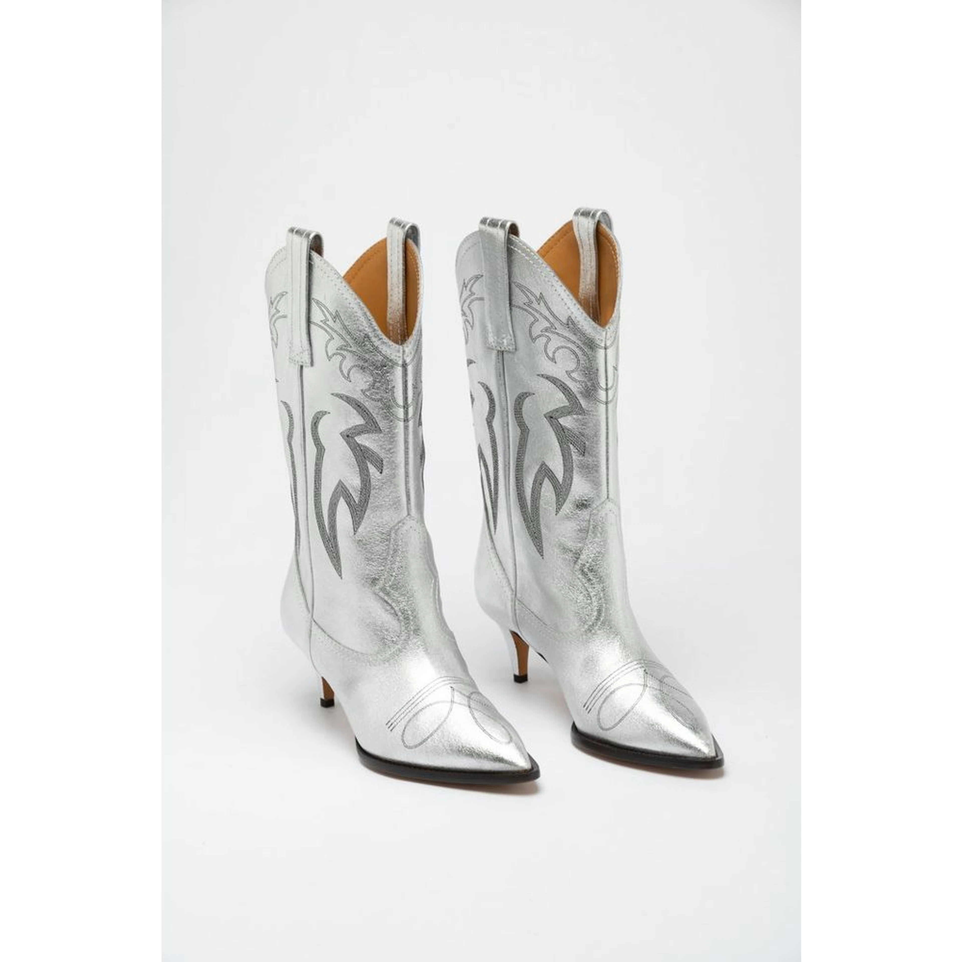Multicolor Viscose High Heel Boots