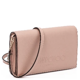 Podwer Pink Avenue Leather Shoulder Strap Bag