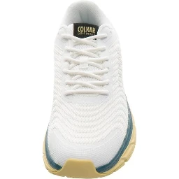 Bicolor Polyester Athletic Sneakers