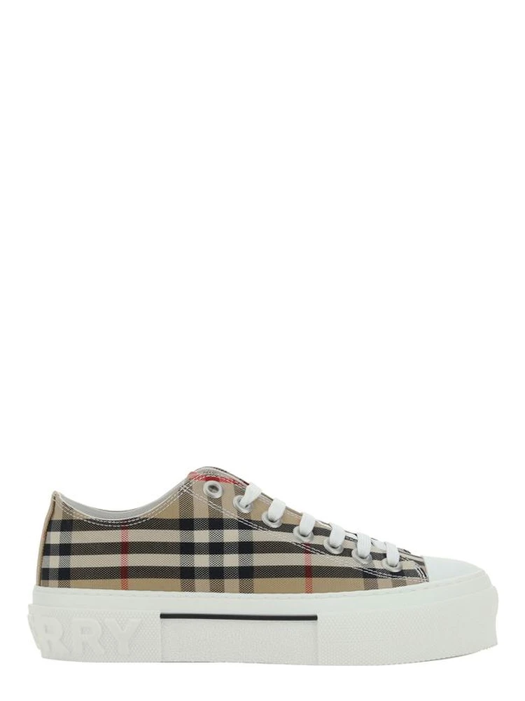 Brown Synthetic Low Top Sneakers