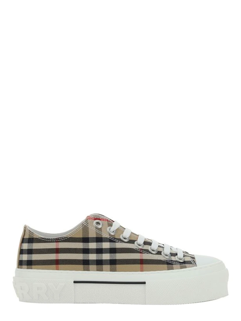 Brown Synthetic Low Top Sneakers
