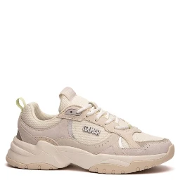 White Leather Chunky Sneakers