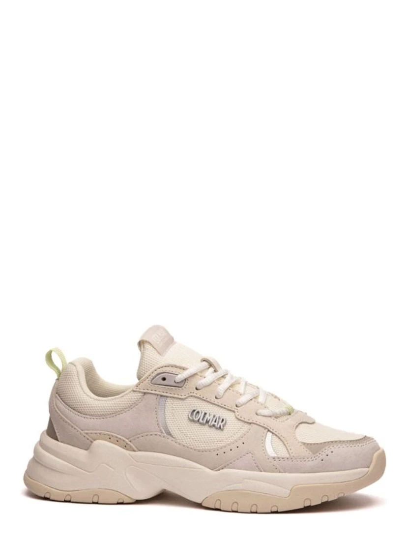 White Leather Chunky Sneakers