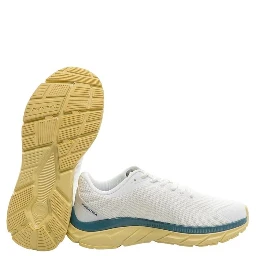 Bicolor Polyester Athletic Sneakers