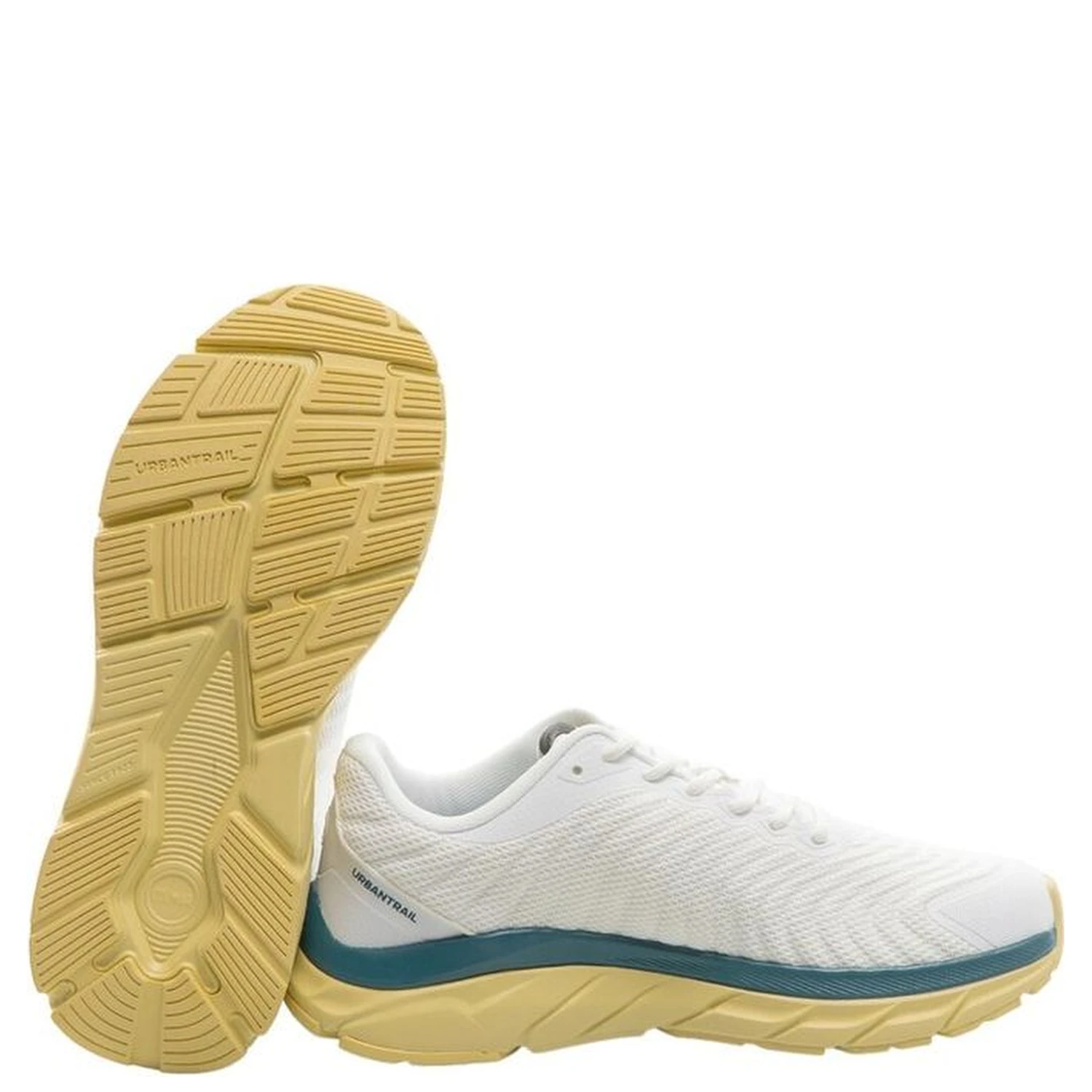 Bicolor Polyester Athletic Sneakers