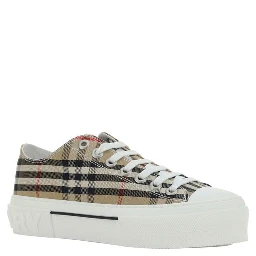 Brown Synthetic Low Top Sneakers