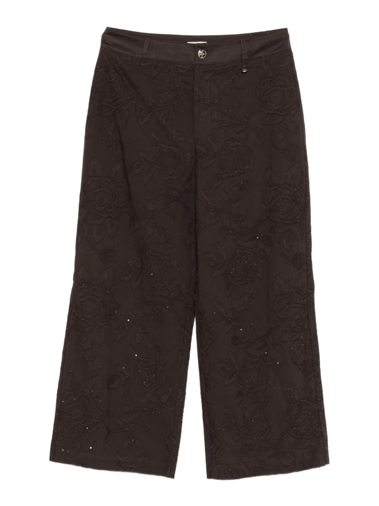 Liu Jo Trousers Brown