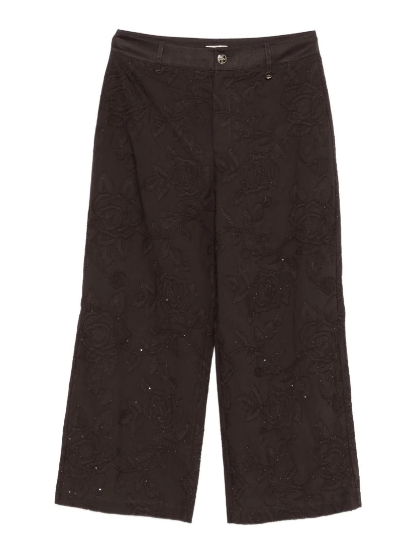 Liu Jo Trousers Brown