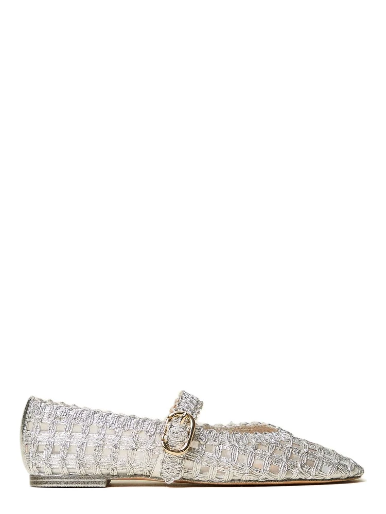 Twin-set Flat shoes Silver