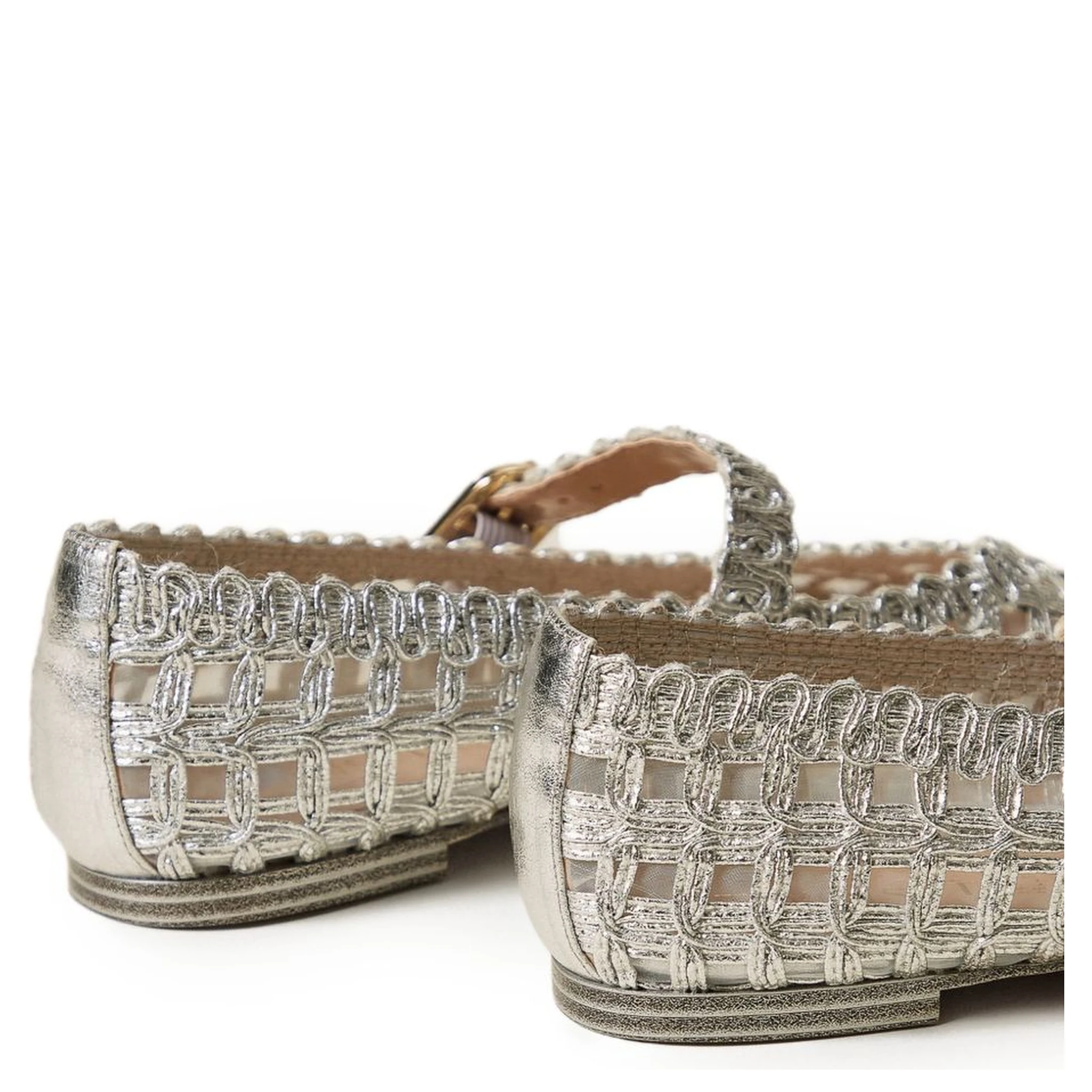 Twin-set Flat shoes Silver