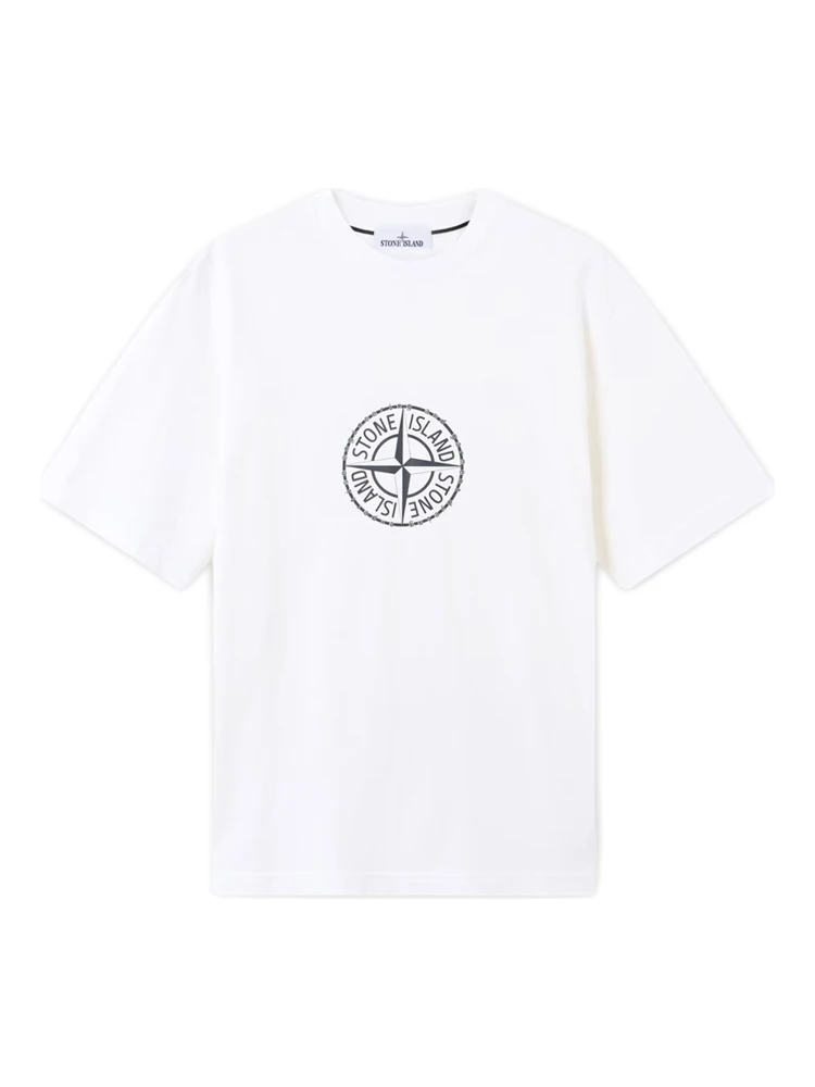 Stone Island T-shirts and Polos White