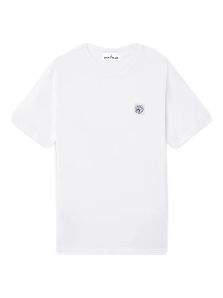 Stone Island T-shirts and Polos White