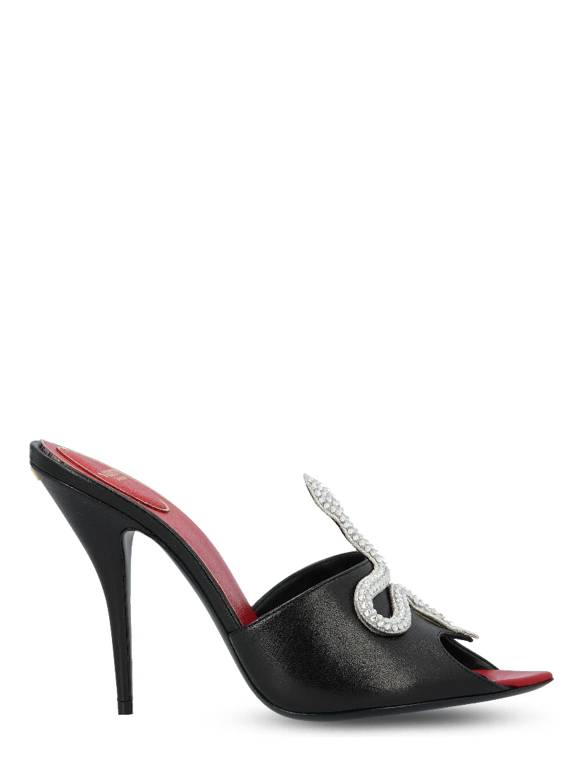 صندل فالنتينو غارافاني أسود