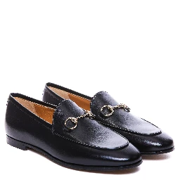 حذاء غوتشي مسطح أسود